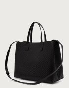 Tommy Hilfiger шопинг чанта дамска от имитация на кожа черна AW0AW18923
