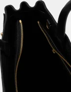 Tommy Hilfiger шопинг чанта дамска от кожа черна AW0AW17925