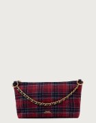 Tommy Hilfiger шопинг чанта дамска от вълнена материя тъмносиня AW0AW19513
