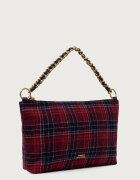 Tommy Hilfiger шопинг чанта дамска от вълнена материя тъмносиня AW0AW19513