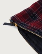 Tommy Hilfiger шопинг чанта дамска от вълнена материя тъмносиня AW0AW19513