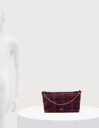 Tommy Hilfiger шопинг чанта дамска от вълнена материя тъмносиня AW0AW19513