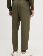 Tommy Hilfiger спортен панталон мъжки от памук зелен със стандартна талия UM0UM03664