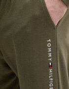 Tommy Hilfiger спортен панталон мъжки от памук зелен със стандартна талия UM0UM03664