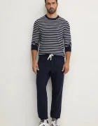 Tommy Hilfiger спортен панталон мъжки с памук тъмносин MW0MW37231