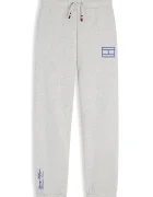 Tommy Hilfiger спортен панталон за деца от памук сив KB0KB10498