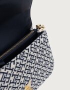Tommy Hilfiger структурирана чанта дамска тъмносиня AW0AW19320