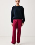 Tommy Hilfiger суичър дамски от памук тъмносин UW0UW06619