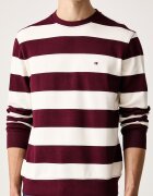 Tommy Hilfiger суичър мъжки от памук бордо MW0MW37237