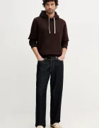 Tommy Hilfiger Суичър мъжки в бежово с качулка с изчистен дизайн MW0MW39997