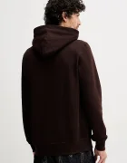 Tommy Hilfiger Суичър мъжки в бежово с качулка с изчистен дизайн MW0MW39997