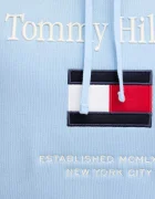 Tommy Hilfiger Суичър мъжки в синьо с качулка с апликация MW0MW42735