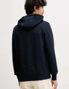 Tommy Hilfiger Суичър мъжки в тъмносиньо с качулка с апликация MW0MW42528