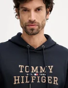 Tommy Hilfiger Суичър мъжки в тъмносиньо с качулка с апликация MW0MW42528