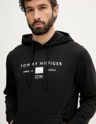 Tommy Hilfiger суичър с качулка мъжки от памук черен MW0MW42464