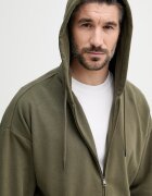 Tommy Hilfiger суичър с качулка мъжки от памук зелен UM0UM03781