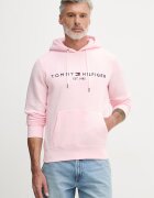 Tommy Hilfiger суичър с качулка мъжки с памук розов MW0MW11599