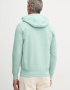 Tommy Hilfiger суичър с качулка мъжки с памук тюркоазен MW0MW11599