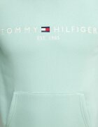 Tommy Hilfiger суичър с качулка мъжки с памук тюркоазен MW0MW11599