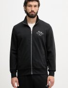 Tommy Hilfiger суичър с цип мъжки от памук черен MW0MW43219