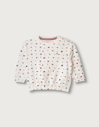 Tommy Hilfiger суичър за бебе с памук бял KN0KN02337