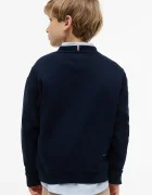 Tommy Hilfiger суичър за деца от памук тъмносин KB0KB10594