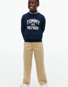 Tommy Hilfiger суичър за деца от памук тъмносин KB0KB10631