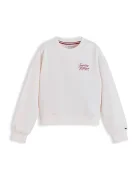 Tommy Hilfiger суичър за деца с памук бял KG0KG09572