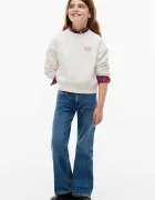 Tommy Hilfiger суичър за деца с памук бял KG0KG09572