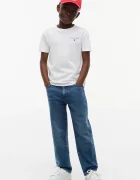 Tommy Hilfiger тениска basic за деца от памук бяла KB0KB10646