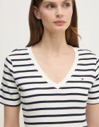 Tommy Hilfiger тениска дамска от памук бяла WW0WW40584