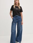 Tommy Hilfiger тениска дамска от памук черна WW0WW40276
