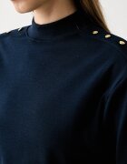 Tommy Hilfiger тениска дамска от памук тъмносиня WW0WW52382