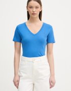 Tommy Hilfiger тениска дамска от памук виолетова WW0WW40584