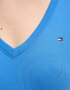 Tommy Hilfiger тениска дамска от памук виолетова WW0WW40584