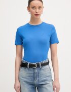 Tommy Hilfiger тениска дамска от памук виолетова WW0WW40587