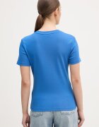 Tommy Hilfiger тениска дамска от памук виолетова WW0WW40587