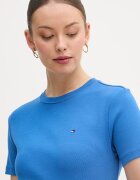 Tommy Hilfiger тениска дамска от памук виолетова WW0WW40587