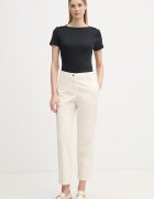 Tommy Hilfiger тениска дамска памучна черна WW0WW49250