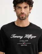 Tommy Hilfiger тениска мъжка от памук черна MW0MW33691