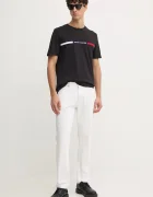 Tommy Hilfiger тениска мъжка от памук черна MW0MW36498