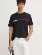 Tommy Hilfiger тениска мъжка от памук черна MW0MW36498