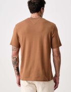 Tommy Hilfiger тениска мъжка от памук кафява MW0MW39995