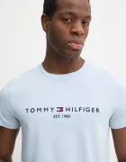 Tommy Hilfiger тениска мъжка от памук синя MW0MW11797
