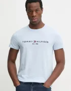 Tommy Hilfiger тениска мъжка от памук синя MW0MW11797