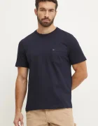 Tommy Hilfiger тениска мъжка от памук тъмносиня MW0MW37283