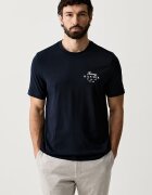 Tommy Hilfiger тениска мъжка от памук тъмносиня MW0MW43224