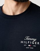 Tommy Hilfiger тениска мъжка от памук тъмносиня MW0MW43224