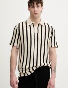 Tommy Hilfiger тениска с яка мъжка от памук бежова MW0MW42770
