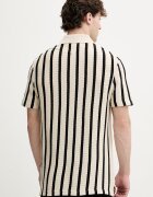 Tommy Hilfiger тениска с яка мъжка от памук бежова MW0MW42770